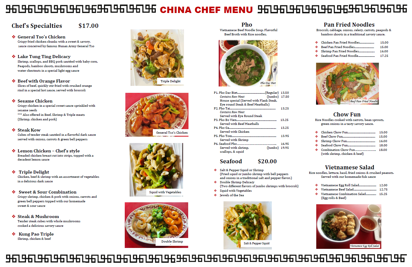CHINA CHEF RESTAURANT INC